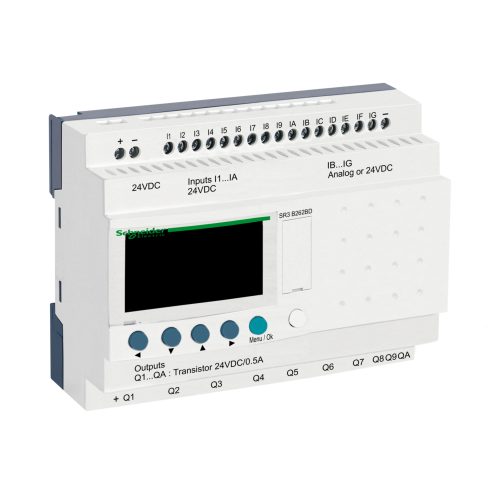 SR 26 I/O Transistor 24VDC Display & CLK – SR3B262BD