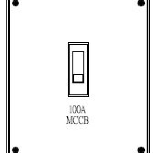 MCCB 斷路器配電箱配件 ( CVS 100F)，BF3 系列配件，3P，1位，100A – BF3-2109