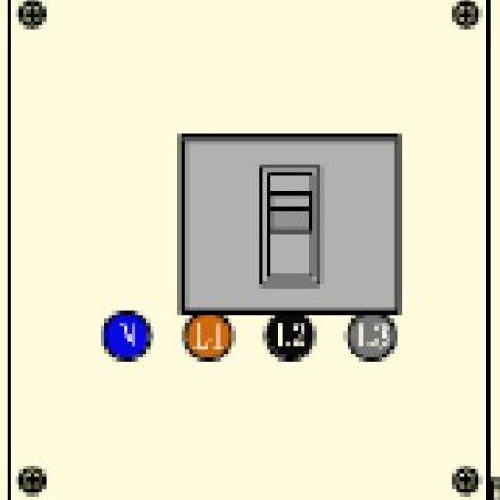 MCCB 斷路器配電箱配件，BF3 系列配件，3P，1位，400A – BF3-2400